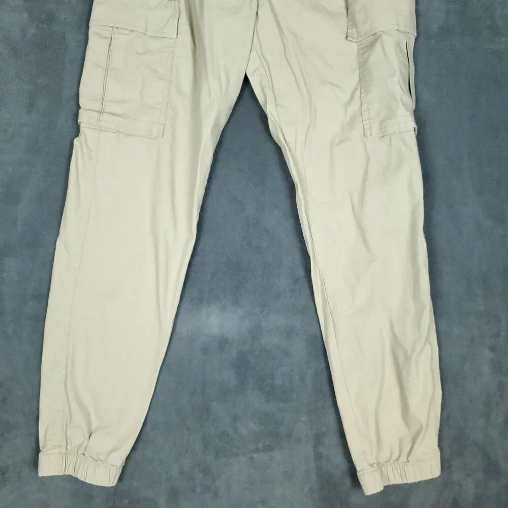 Hurley Cargo Pants Mens Small Jogger Drawstring Elastic Waist Pockets Casual - Picture 6 of 12